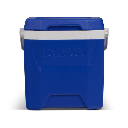 18 Cans/12Qt Hard-Sided Coolers - Majestic Blue: Polyethylene, Odor & Stain Resistant