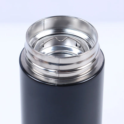 Smart Water Bottle with LED Temperature Display 500ML Stainless Steel Insulated Water Flask Tea Infuser Bottle