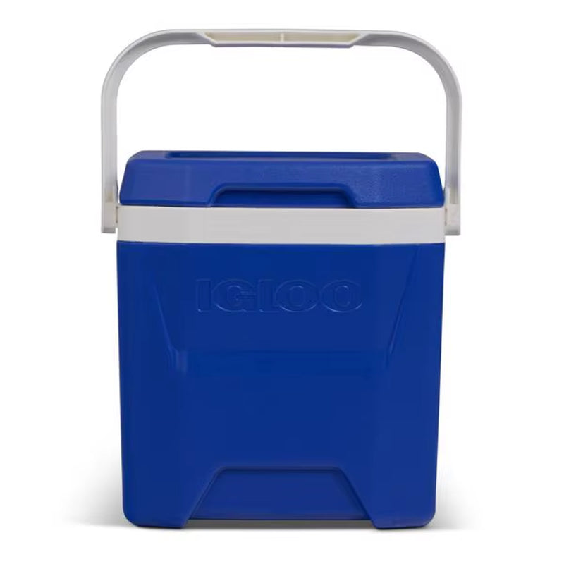 18 Cans/12Qt Hard-Sided Coolers - Majestic Blue: Polyethylene, Odor & Stain Resistant