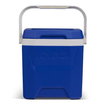 18 Cans/12Qt Hard-Sided Coolers - Majestic Blue: Polyethylene, Odor & Stain Resistant
